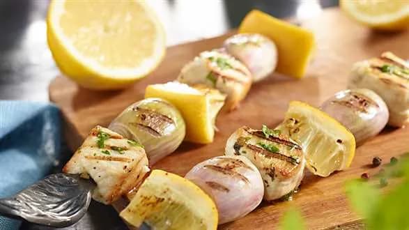 Grillowane szaszłyki z kurczaka