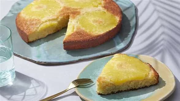 Odwrócone ciasto z ananasem