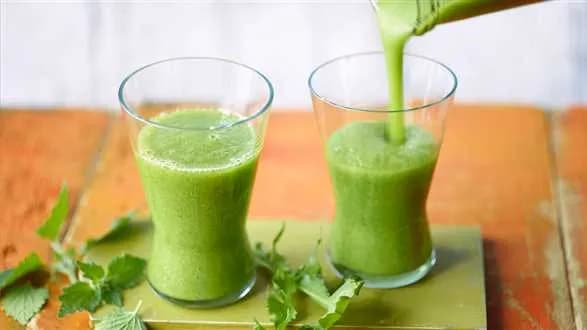 Zielone smoothie z dzikimi ziołami