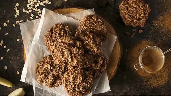 Ciasteczka owsiane z jabłkami