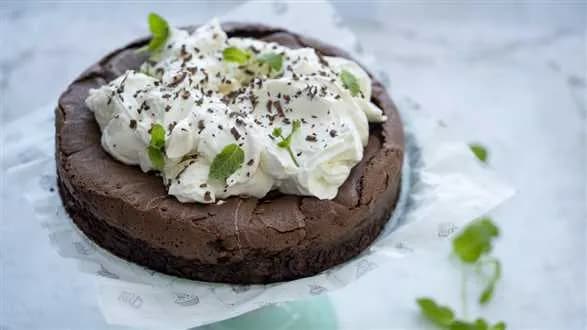 Ciasto czekoladowa chmura