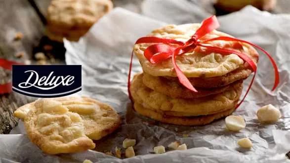 Ciasteczka macadamia z białą czekoladą