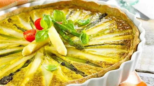 Quiche ze szparagami