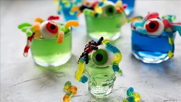 Straszne galaretki na Halloween