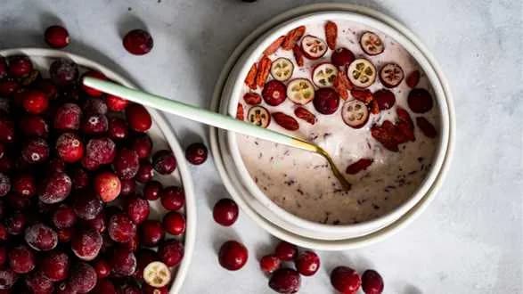 Smoothie z żurawinami