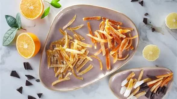 Kandyzowana skórka pomarańczowa i cytrynowa